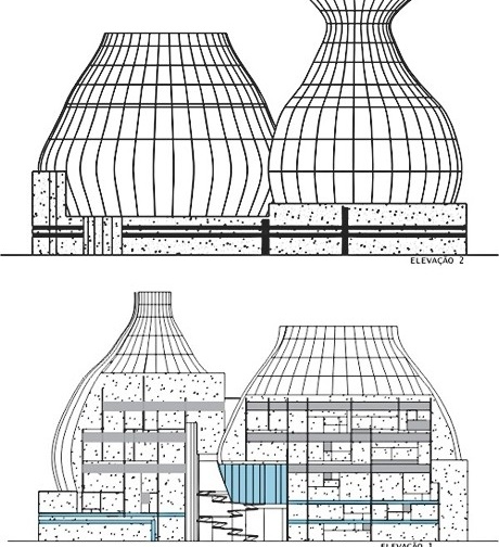 Elevações<br />Imagem dos autores do projeto 