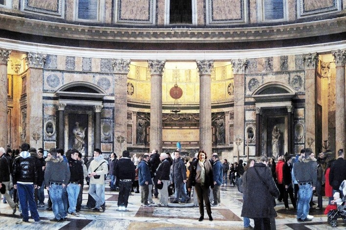Pantheon de Roma<br />Fotomontagem Victor Hugo Mori, 2009/2016 