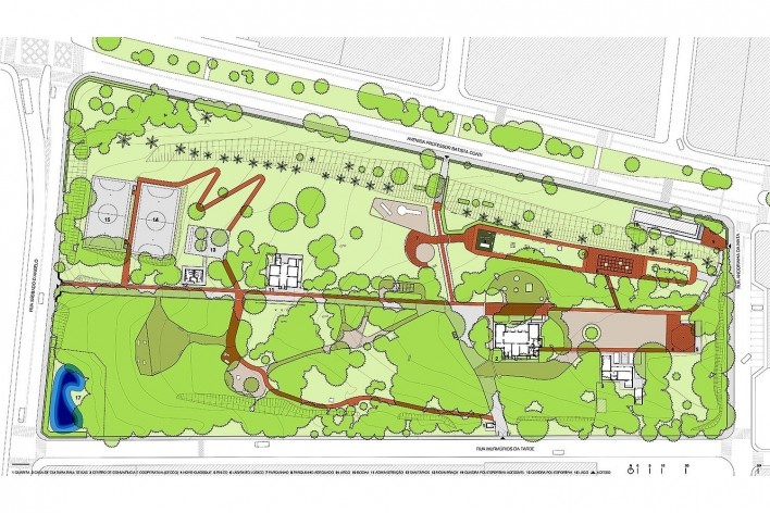 Readequação do Parque Municipal Raul Seixas, implantação: remodelação, São Paulo SP Brasil, 2019. Secretaria do Verde e Meio Ambiente – Departamento de Implantação, Projetos e Obras/ Secretaria Municipal da Pessoa com Deficiência<br />Imagem divulgação  [SVMA/ SMPED]