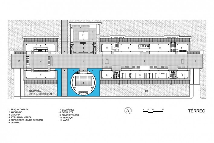 Planta Térreo - Biblioteca Brasiliana USP