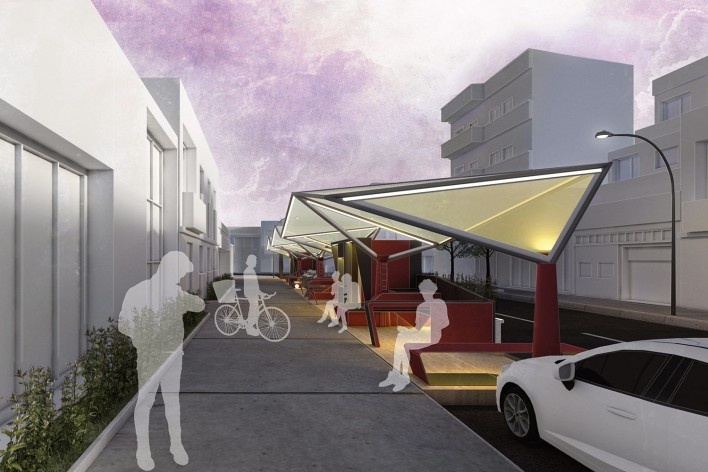 Pontos urbanos, São Paulo SP, 2021. Arquitetos Fábio Alberto Alzate Martinez e Bruno Roberto Padovano<br />Imagem divulgação  [Acervo dos arquitetos]