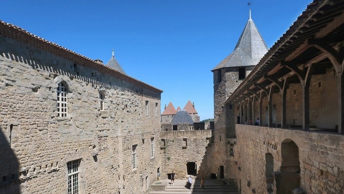 Castelo de Carcassonne, França<br />Foto Victor Hugo Mori 