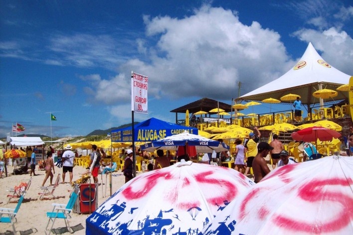 Praia da Joaquina, Florianópolis, Janeiro de 2011<br />Foto Adson Cristiano Bozzi Ramatis Lima 