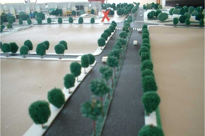 Vista da maquete [Escritório autor do projeto]