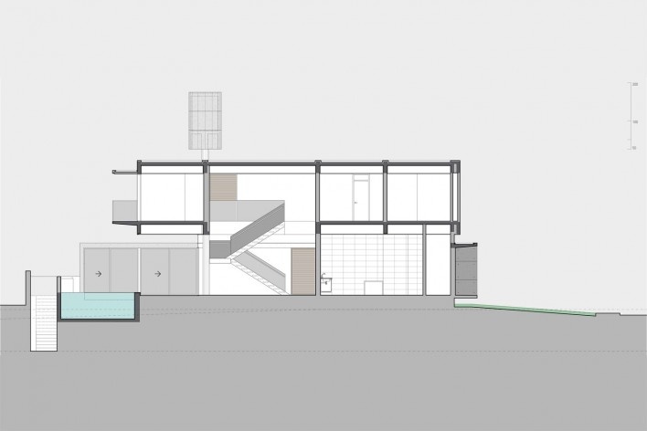 IF House, section 04, Natal RN Brasil, 2018. Architects Márcio Lucena and Kleimer Martins / Martins Lucena Arquitetos<br />Imagem divulgação/ Disclosure image  [Acervo/ Collection Martins Lucena Arquitetos]
