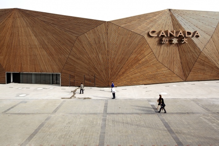 Canadian pavillion in Expo Shanghai 2010. Saia Barbarese Topouzanov architectes<br />Photo Patrick Alleyn  [V2com]