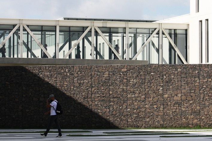 Fecomércio, Sesc e Senac do Rio Grande do Sul, Porto Alegre RS, 2020. Arquitetos Dario Corrêa Durce, Emerson Vidigal, Eron Costin, Fabio Henrique Faria e João Gabriel Rosa (autores) / Estúdio 41<br />Foto Eron Costin 