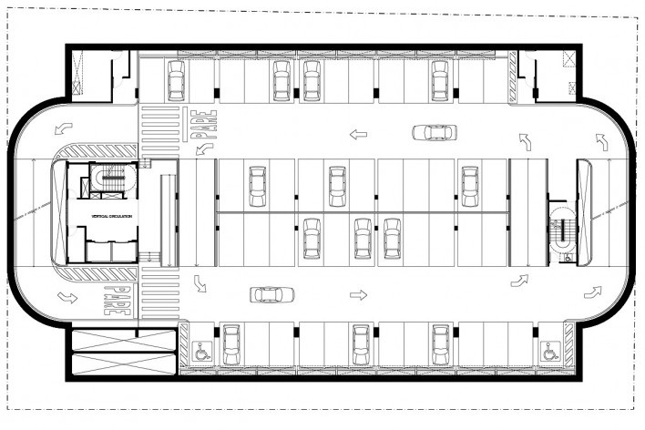 Edifício Sede do Confea, 2º subsolo, Brasília DF. Pedro Paulo de Melo Saraiva Arquitetos Associados