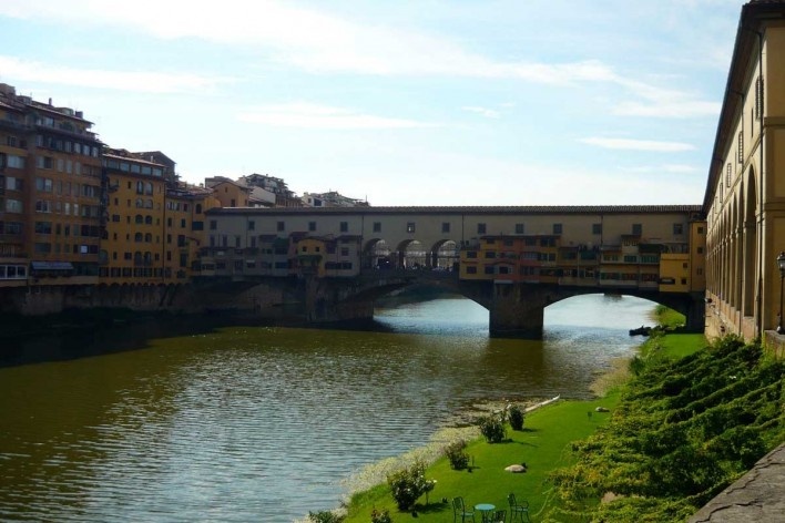 Ponte Vecchio. Florença, Itália. Agosto/2010<br />Foto Francisco Alves 