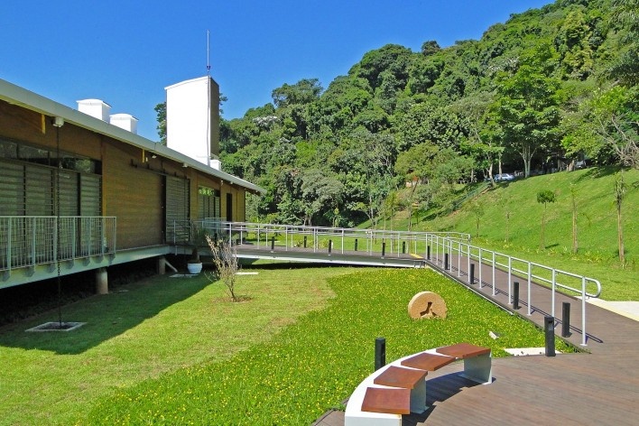 Sede Administrativa do Parque Natural Fazenda do Carmo, zona de acolhimento, São Paulo, Secretaria do Verde e Meio Ambiente – SVMA, 2018<br />Foto divulgação 