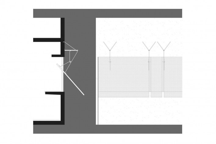 Casa en el aire. Detalle de abertura. Sergio Fanego, Larissa Rojas, Miguel Duarte. Luque, Paraguay. 2008-2010.