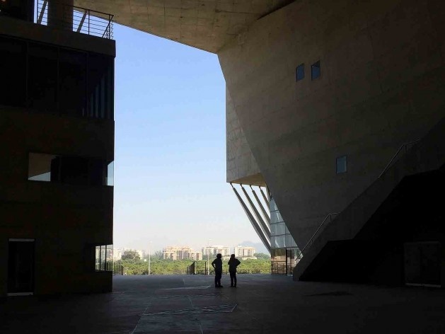 Cidade das Artes, Rio de Janeiro. Arquiteto Christian de Portzamparc<br />Foto Abilio Guerra 