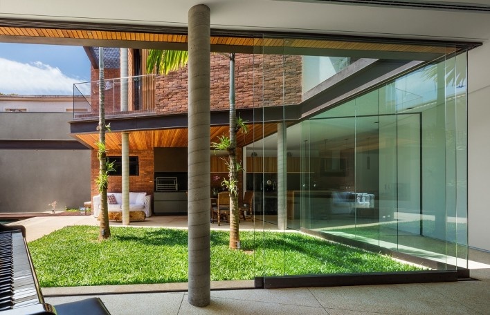 Residência RFC, São Paulo SP Brasil, 2018. Arquitetos Henrique Reinach e Maurício Mendonça / Reinach Mendonça Arquitetos Associados<br />Foto/ Photo Nelson Kon 