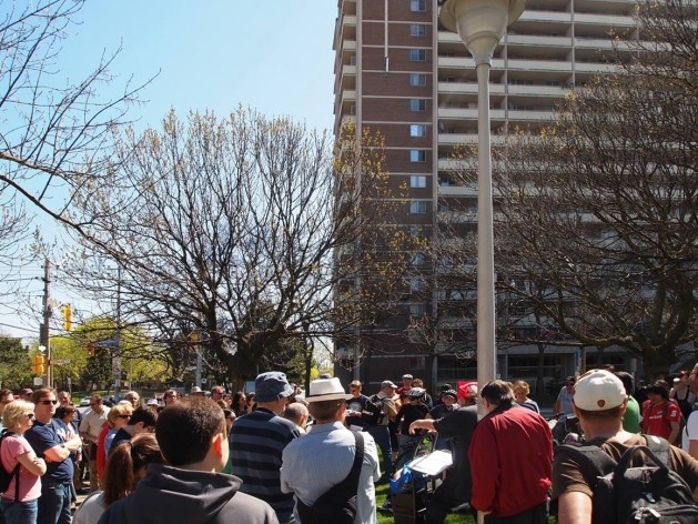 Toronto, Caminhada Guiada “Revitalization or displacement? A critical look at the idea of mixed neighbourhoods”<br />Foto Denise Fernandes Geribello 