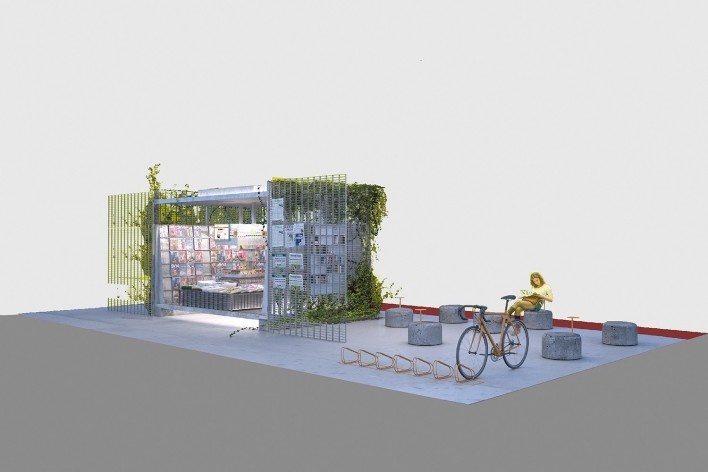 A marquise do Minhocão, animação, São Paulo, 2016. Triptyque Architecture + Guil Blanche<br />Imagem divulgação 
