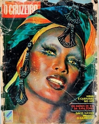 Capa da revista "O Cruzeiro", número com a reportagem da 1ª viagem ao Xingu, Valdir Zwetsch, 1972