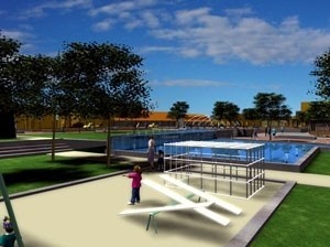 Espaço para feiras e eventos<br />Imagem do autor do projeto 