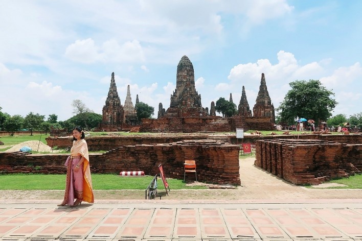 Templo de Wat Chai Watthanaram, Birmânia<br />Foto Victor Hugo Mori 