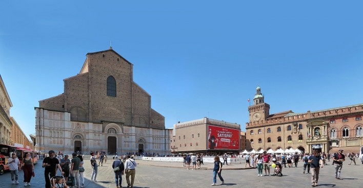 Basílica di San Petronio, Bolonha, Itália<br />Foto Victor Hugo Mori 