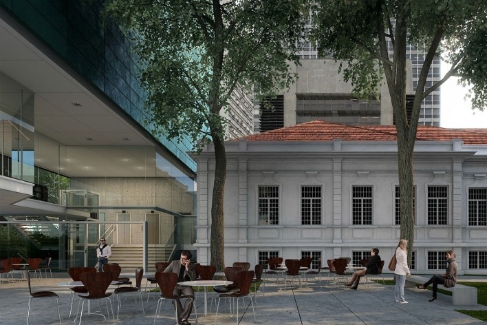 Museu da Diversidade Sexual, perspectiva externa. AUM Arquitetos, 2014<br />Imagem divulgação 