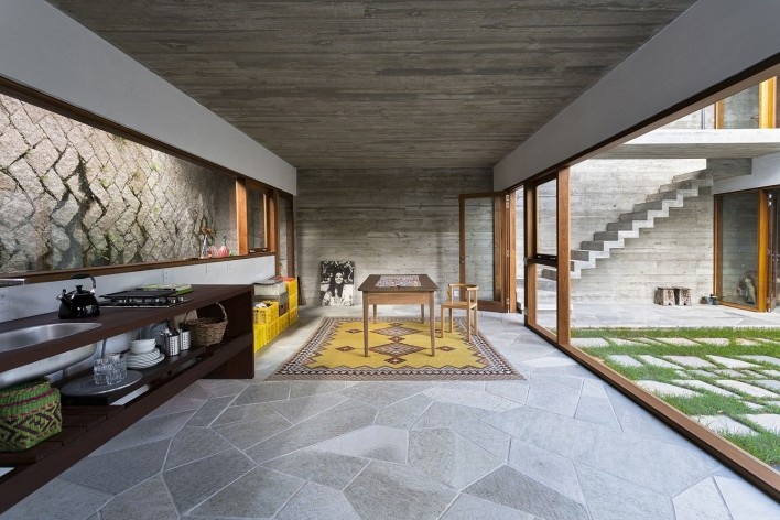 Casa da Lagoa, Florianópolis SC Brasil, 2019. Arquitetos Francisco Fanucci e Marcelo Ferraz / Brasil Arquitetura<br />Foto/Photo Ronaldo Azambuja 