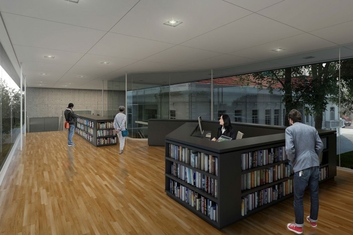 Museu da Diversidade Sexual, perspectiva interna. AUM Arquitetos, 2014<br />Imagem divulgação 