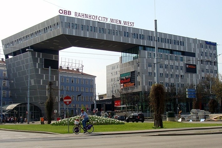 Estação do Oeste (Westbahnhof)<br />Foto Márcio C. Campos 