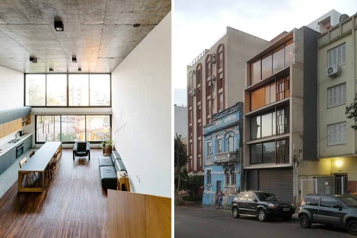 Edifício Condessa, Porto Alegre RS Brasil, 2018. Arquitetos Cristiano Lindenmeyer Kunze e Nathalia Cantergiani Fagundes de Oliveira (autores) / Cantergiani + Kunze Arquitetos<br />Foto Luciano Spinelli/ Cristiano Kunze 