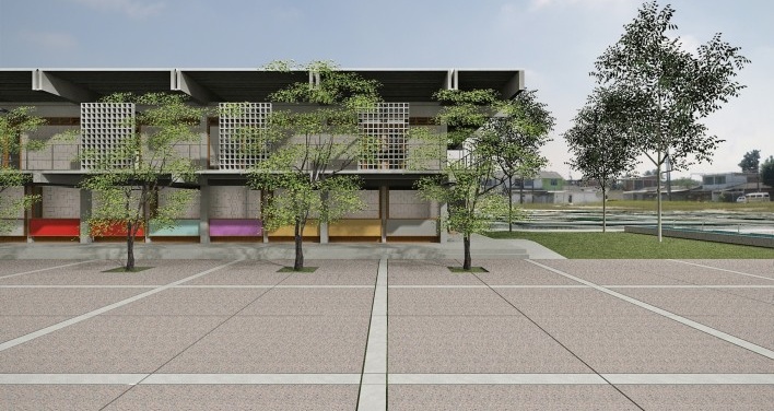 Homeless Center- “Centro de Liderança para Mulheres e Jovens” –Edson Mahfuz e Ana Paula Alcantara Gomes. Edifício Comercial/Educacional [equipe premiada]