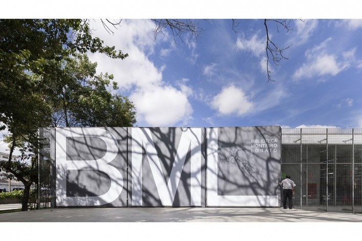Renovação da Biblioteca Monteiro Lobato, croquis de concepção do projeto. São Bernardo do Campo SP Brasil, 2014. Arquitetos Marta Moreira e Milton Braga / MMBB Arquitetos<br />Foto Federico Cairoli 