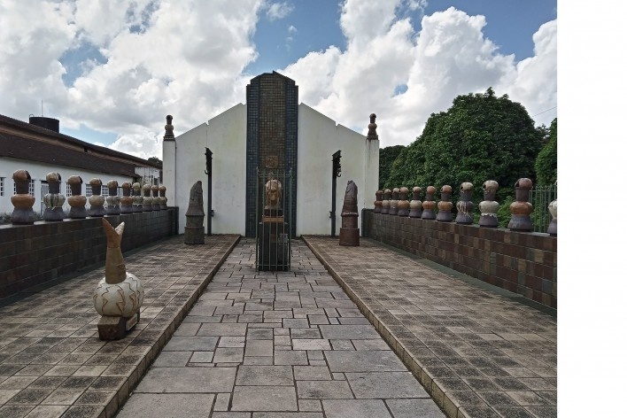 Oficina Brennand, Templo do sacrifício<br />Foto Cybelle Salvador Miranda, jul. 2022 