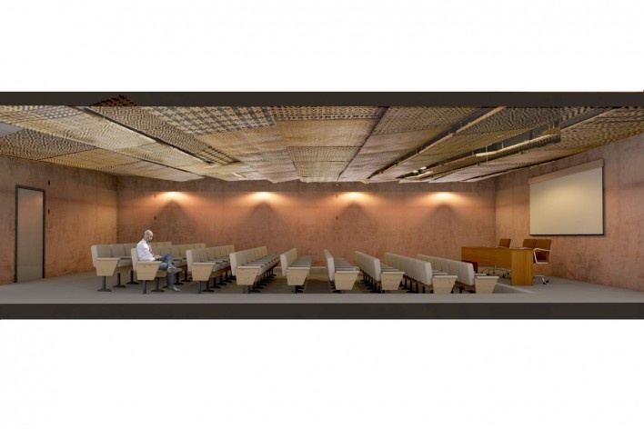 Casa de Òsùmàrè, Memorial, auditório, Salvador, 2017. Escritório Brasil Arquitetura<br />Imagem divulgação 
