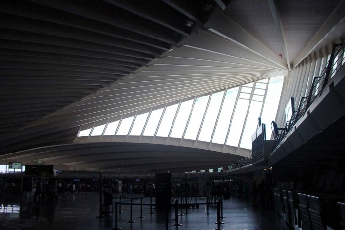 Aeroporto de Bilbao. Santiago Calatrava, 1999<br />Foto Gabriela Celani 