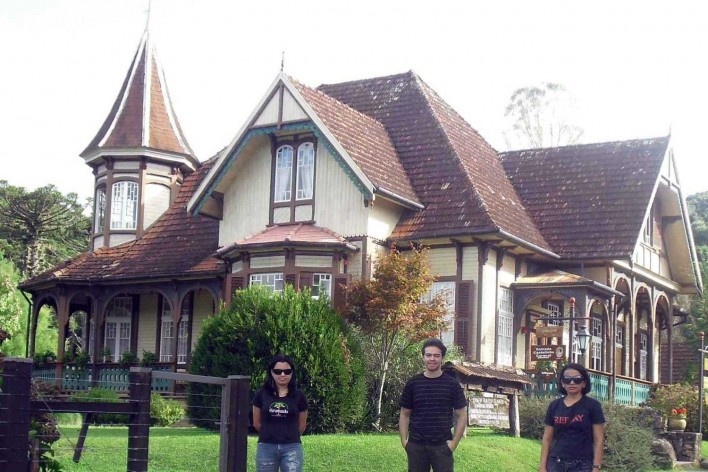 Residência que preserva o verdadeiro estilo enxaimel; atualmente museu<br />Foto Sérgio Antonio dos Santos Jr 
