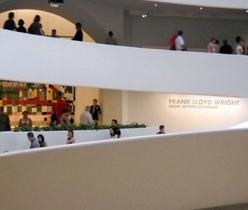 Museu Guggenheim, Nova York, vista interna durante a exposição<br />Foto Ana Tagliari e Wilson Florio 
