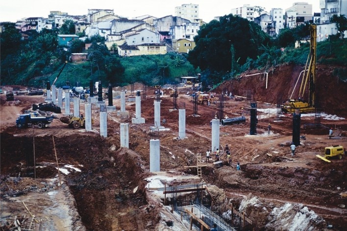 Recuperação da Estação da Lapa e Shopping Center, obra de fundação da obra original. Arquiteto João Filgueiras Lima, Lelé<br />Foto divulgação 