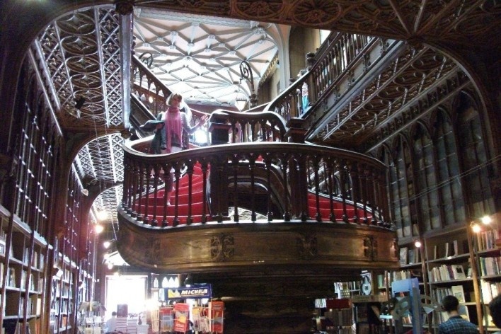 Livraria do Lelo, interiores, Porto<br />Foto Maycon Sedrez 