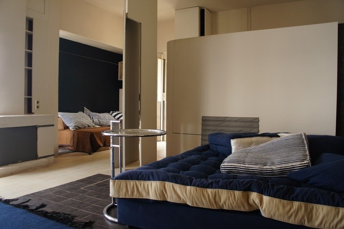 Casa E1027, Roquebrune-Cap-Martin, França. Arquiteta Eileen Gray, 1926-1929<br />Foto Thays Guimarães 