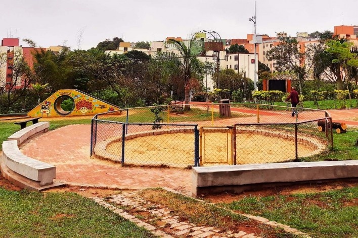 Readequação do Parque Municipal Raul Seixas, São Paulo SP Brasil, 2019. Secretaria do Verde e Meio Ambiente – Departamento de Implantação, Projetos e Obras/ Secretaria Municipal da Pessoa com Deficiência<br />Foto Leon Rodrigues  [Secom]