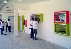 Circulação de acesso a biblioteca<br />Imagem dos autores do projeto 
