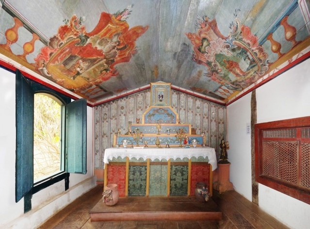 Capela da Conceição na Fazenda Babilônia em Pirenópolis GO<br />Fotomontagem Victor Hugo Mori, 2015 