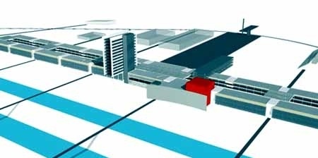 Maquete do conjunto<br />Imagem do autor do projeto 