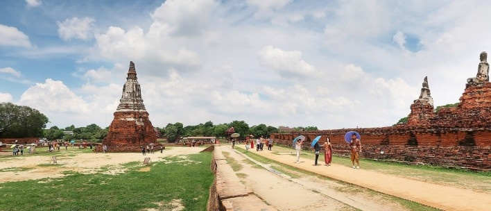 Templo de Wat Chai Watthanaram, Birmânia<br />Foto Victor Hugo Mori 