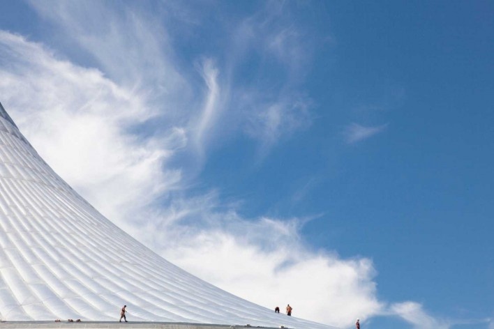 “The Khan Shatyr Entertainment Centre”, Astana, Kazakhstan, 2006–2010. Foster+Partners<br />Photo by Nigel Young 