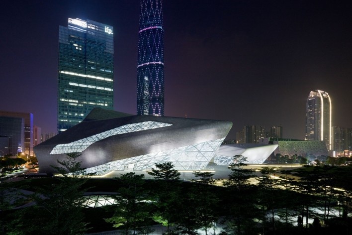 Guangzhou Opera House<br />foto Iwan Baan  [Zaha Hadid Architects]