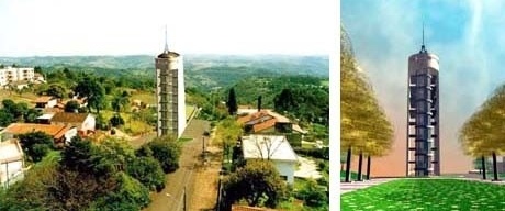 Mirante para o Vale Dourado<br />Imagem dos autores do projeto 
