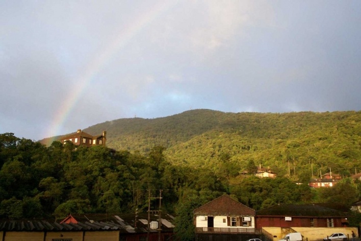 Vista da frente da Igreja Anglicana de Paranapiacaba<br />Foto Gustavo Rodrigues Secco 