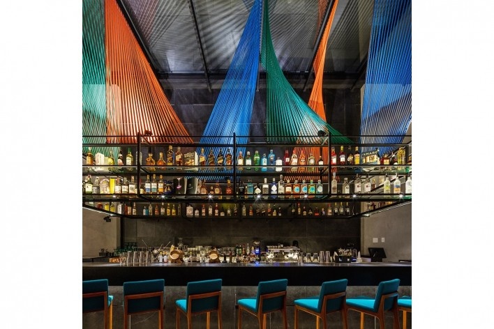 Restaurante Imakay, São Paulo SP Brasil, 2019. Arquitetos Alberto Barbour e Alexandre Liba / Urdi Arquitetura<br />Foto Nelson Kon 