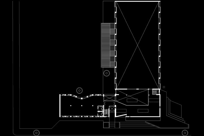 Cootrapar – cooperativa de trabajadores de aceros del Paraguay. Planta alta. Arq. Luis Alberto Elgue y Arq. Cynthia Solis Patri. Villa Hayes, Paraguay. 2007 – 2008.