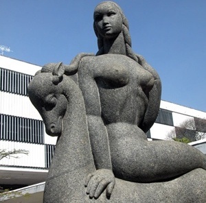 Esculturas A Caçadora, Ibirapuera<br />Foto Flávio Magalhães 